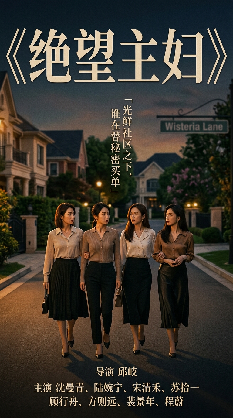 《绝望主妇》主视觉