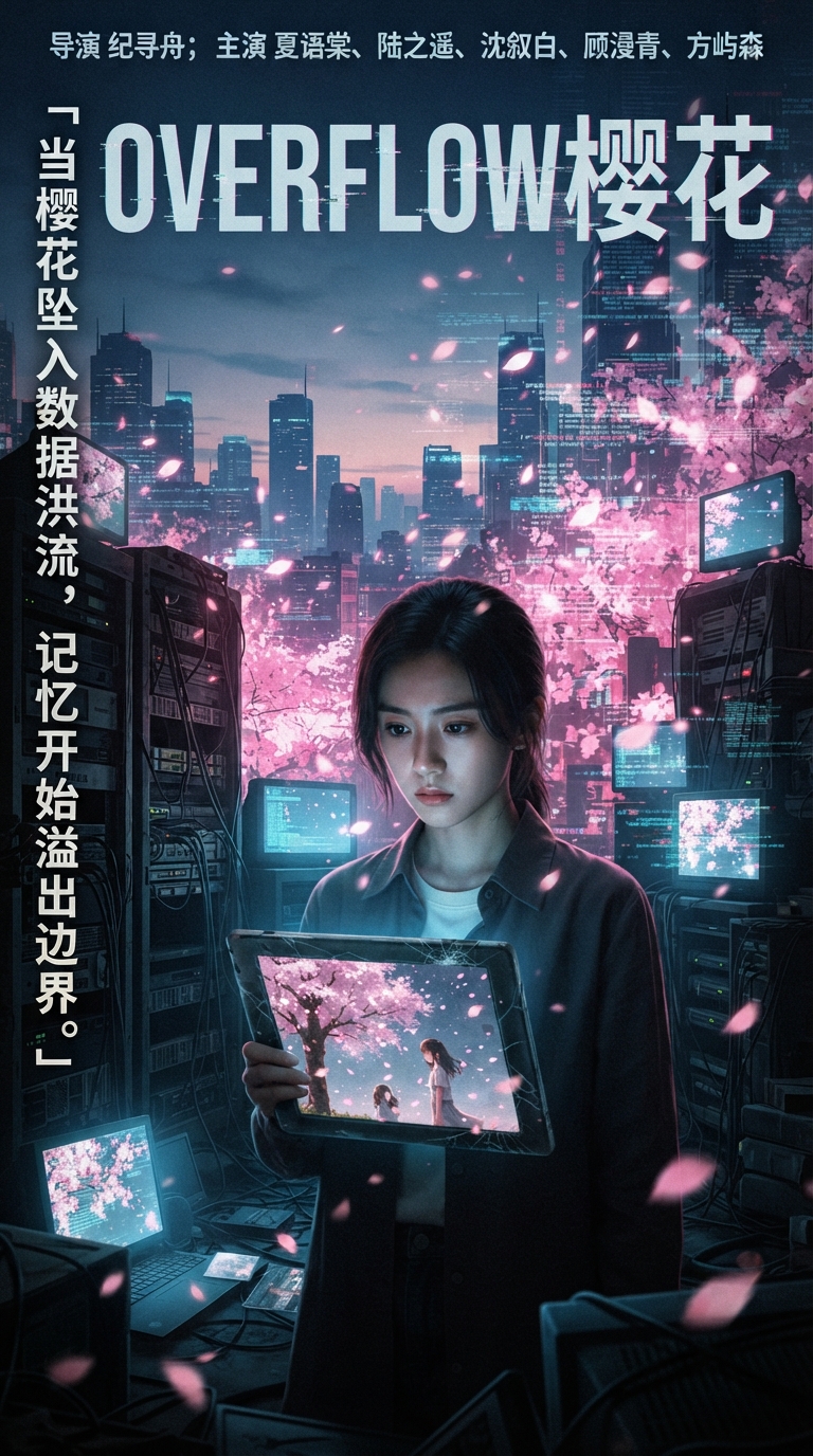 《OVERFLOW樱花》海报