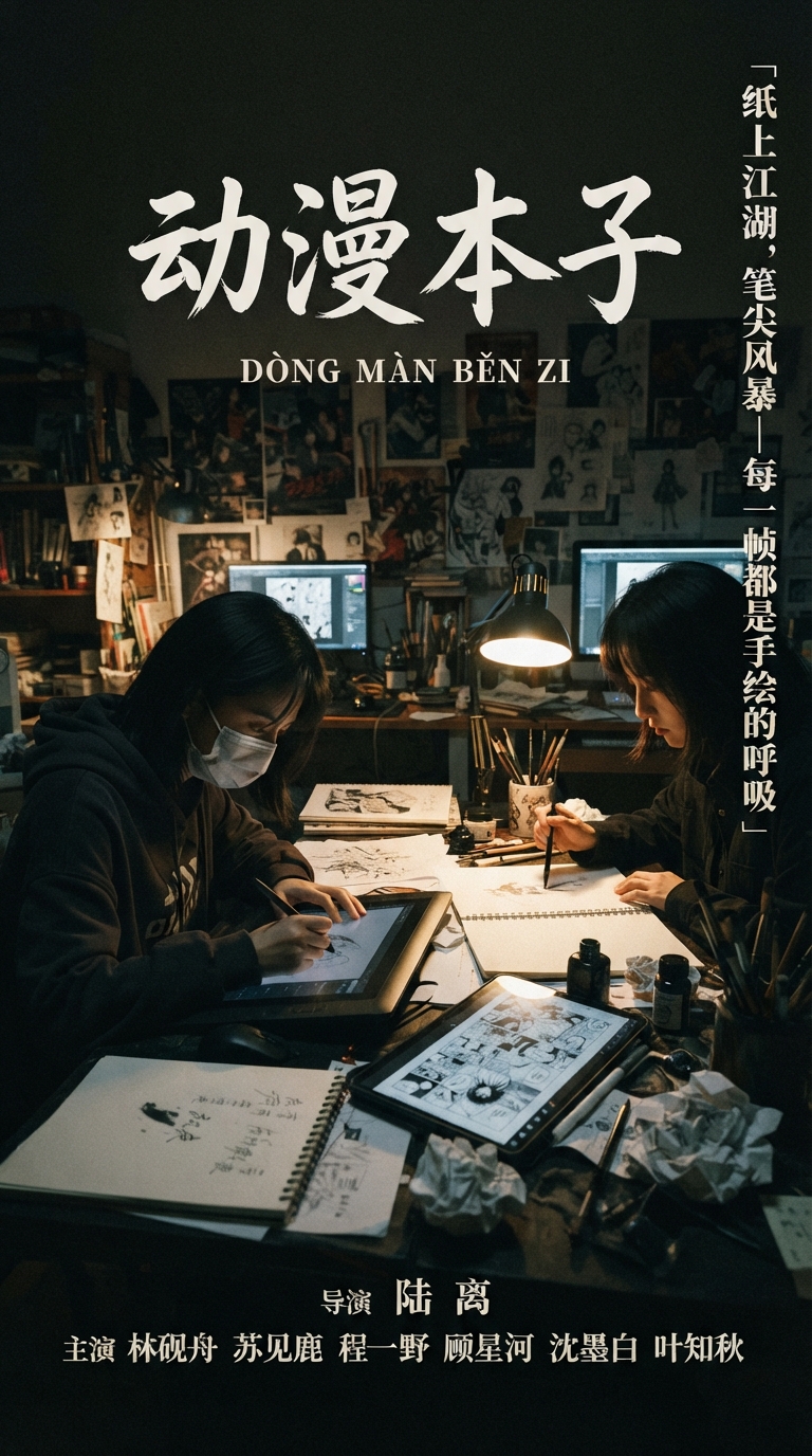 《动漫本子》主视觉海报