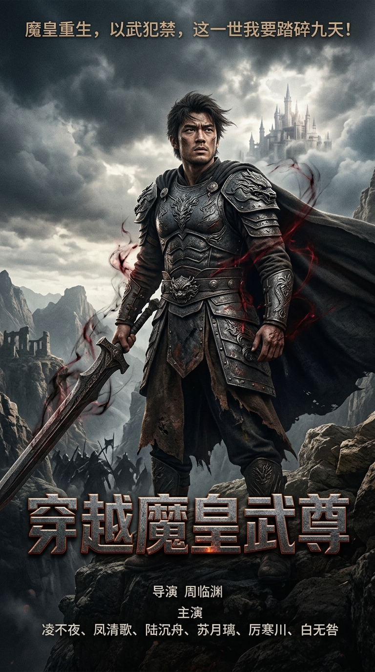 《穿越魔皇武尊》海报
