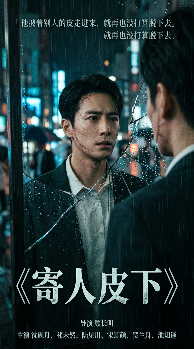 《寄人皮下》主视觉海报