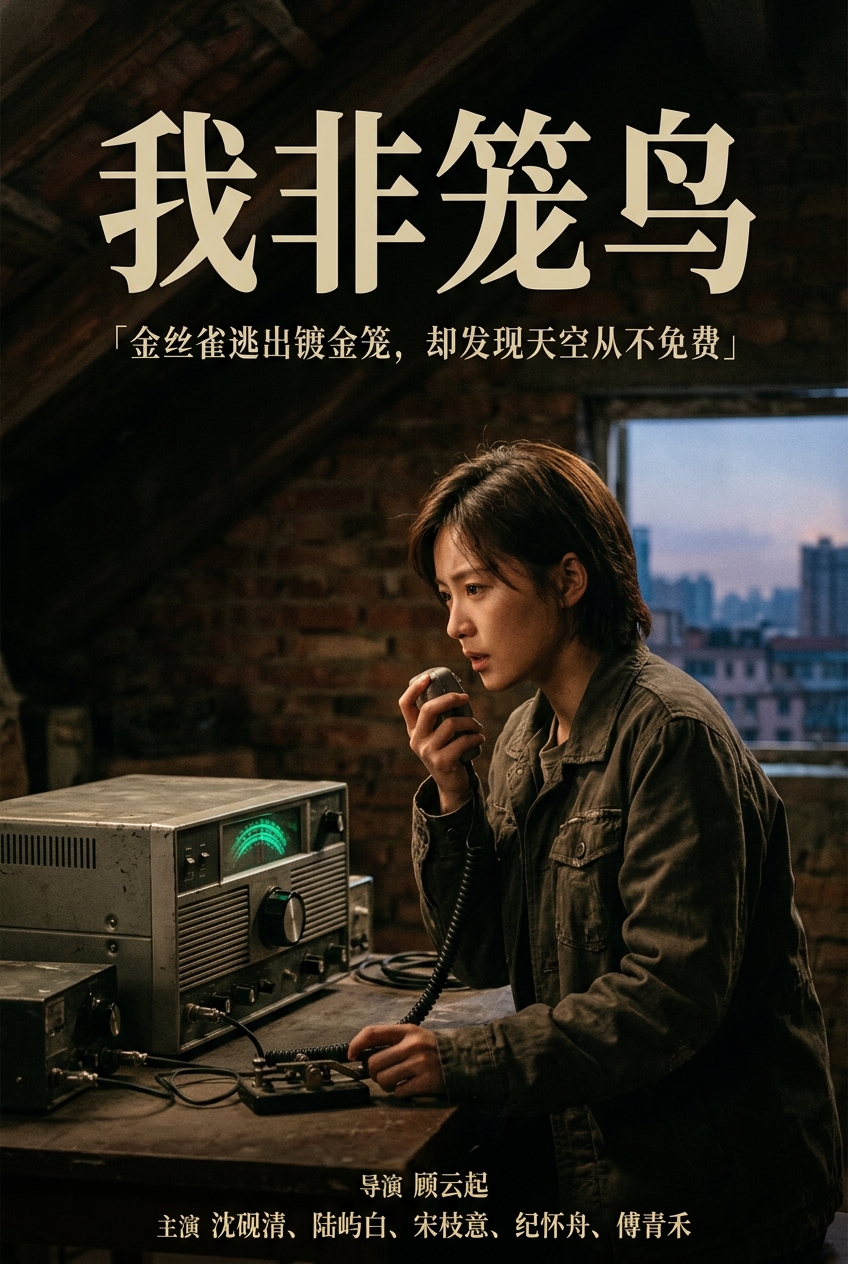 《我非笼鸟》海报