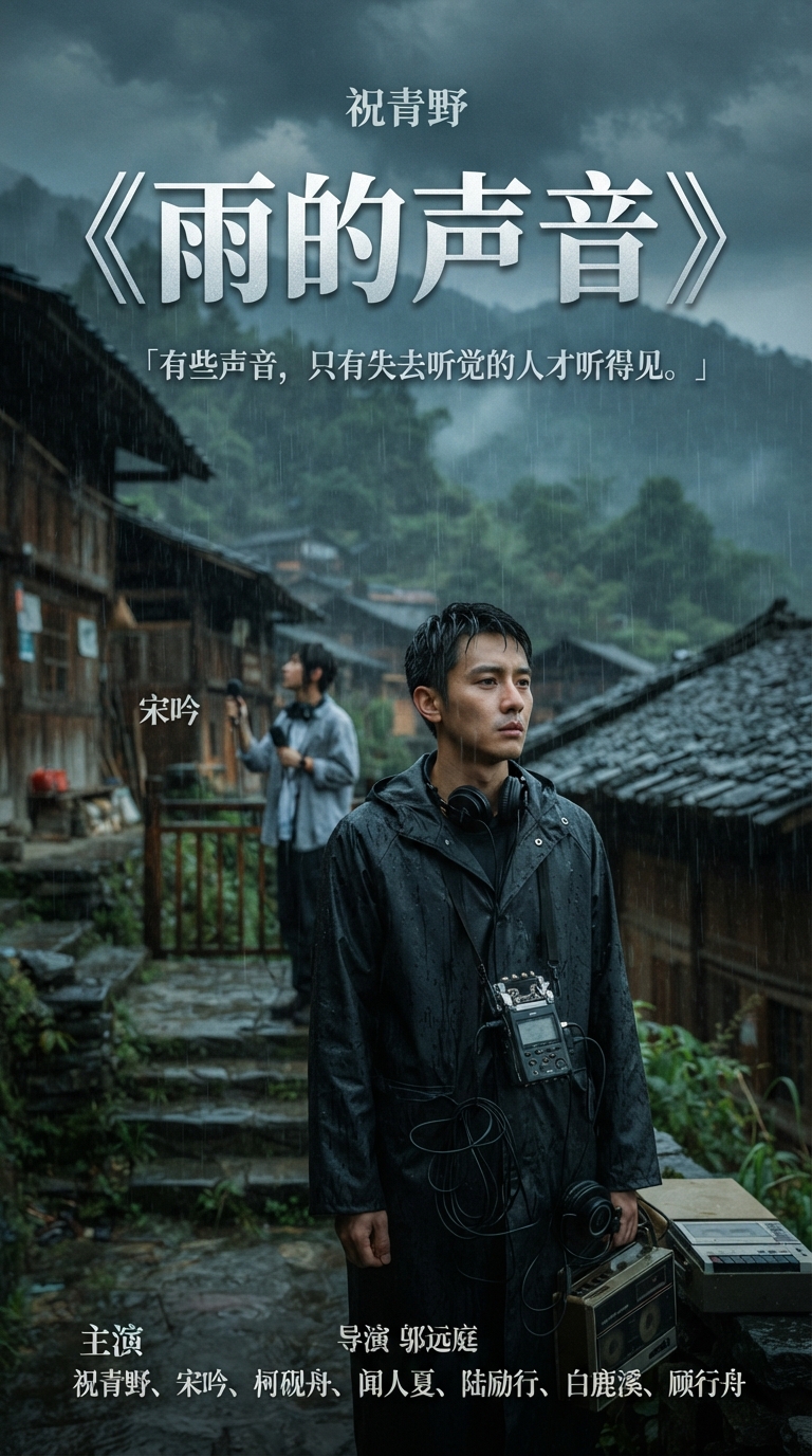 《雨的声音》主视觉海报