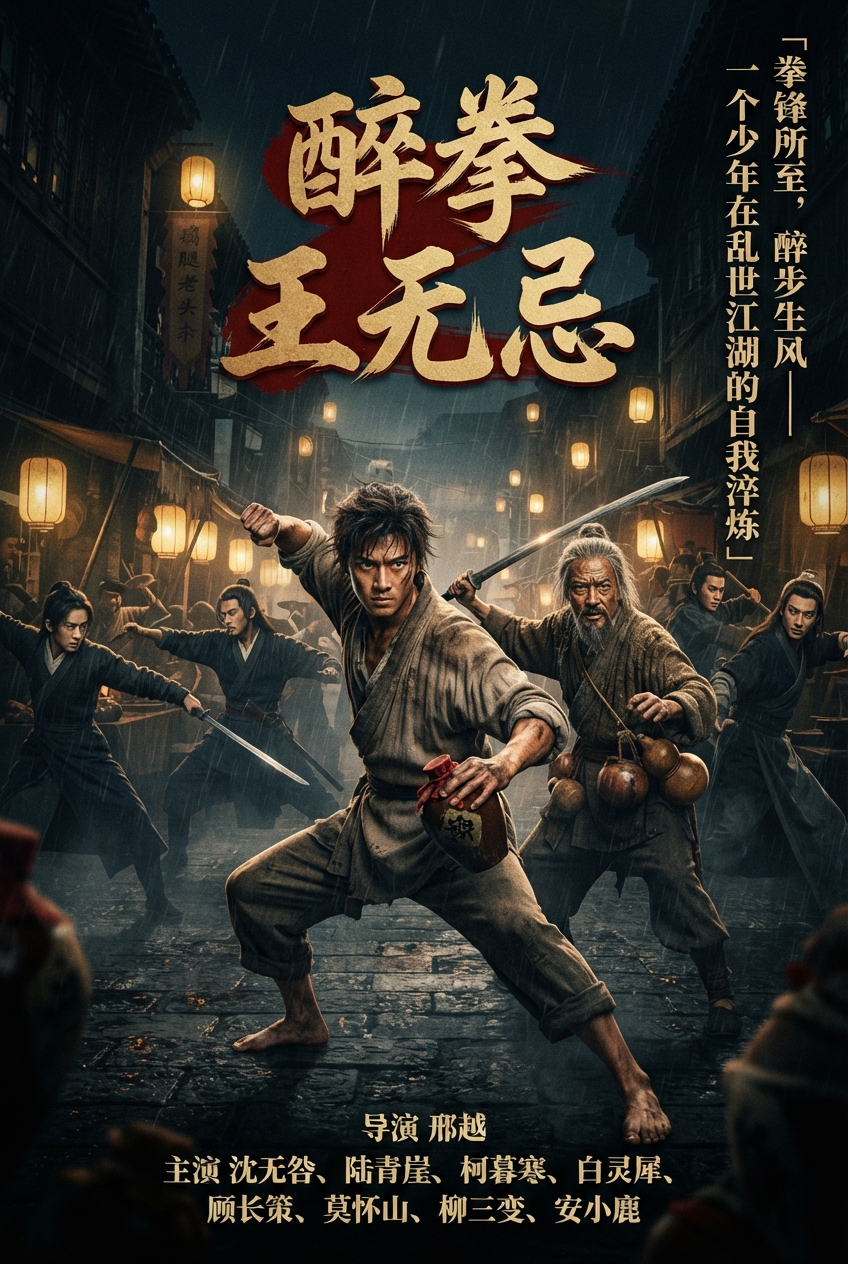 《醉拳王无忌》海报