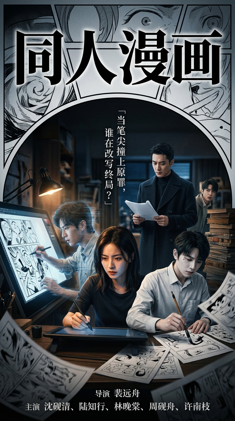 《同人漫画》主视觉海报