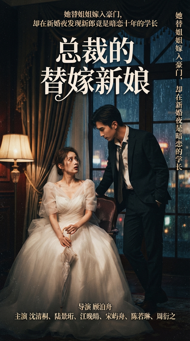 《总裁的替嫁新娘》主视觉海报