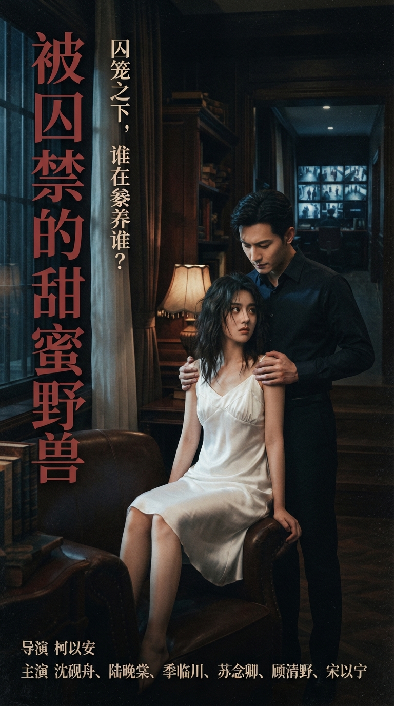 《被囚禁的甜蜜野兽》海报
