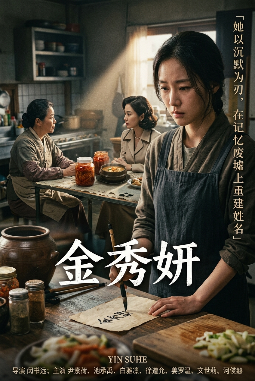 《金秀妍》海报：秀妍侧脸与泡菜罐并置