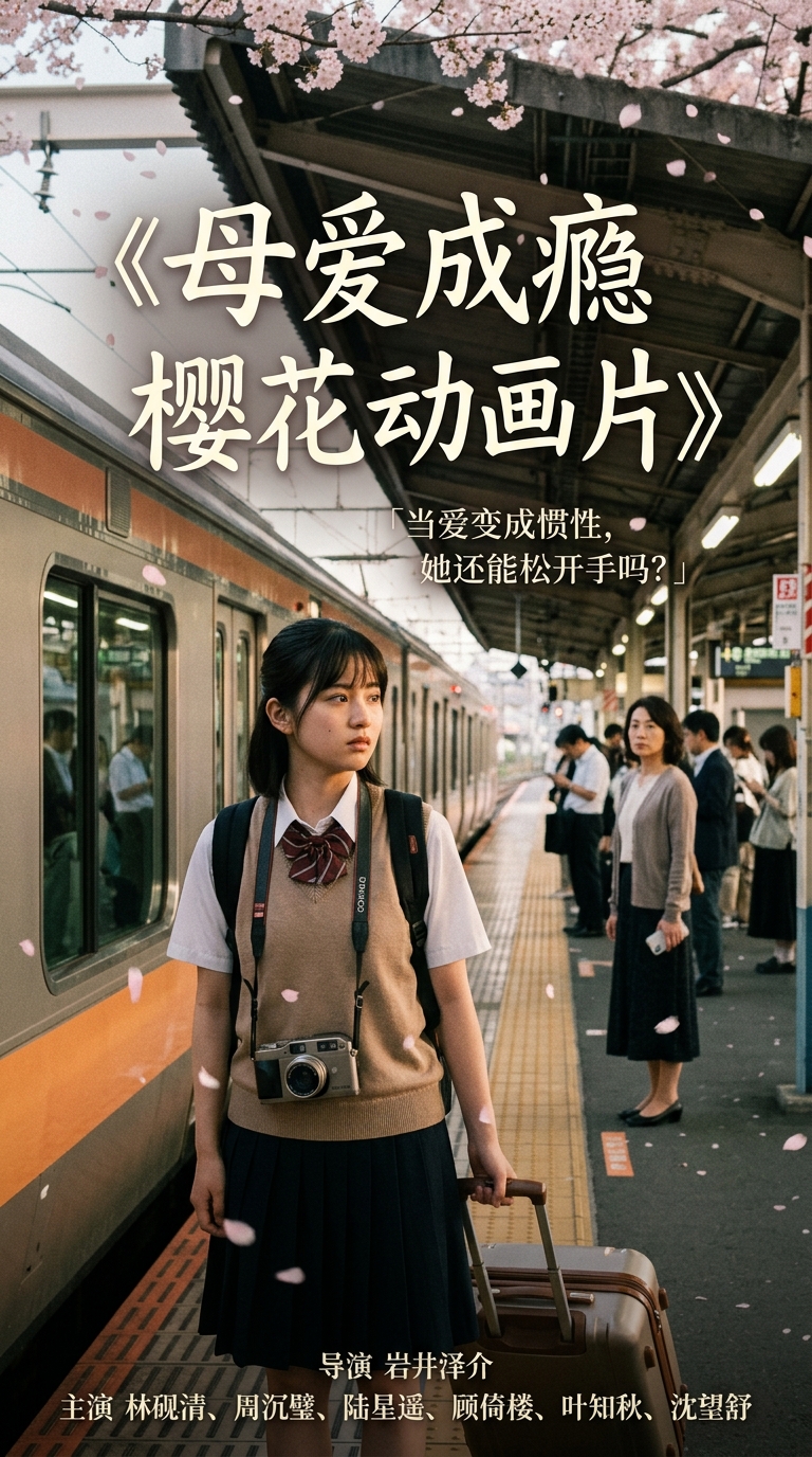 《母爱成瘾樱花动画片》主视觉