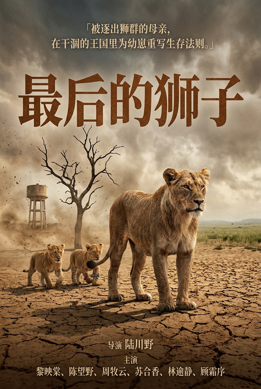 《最后的狮子》主视觉海报